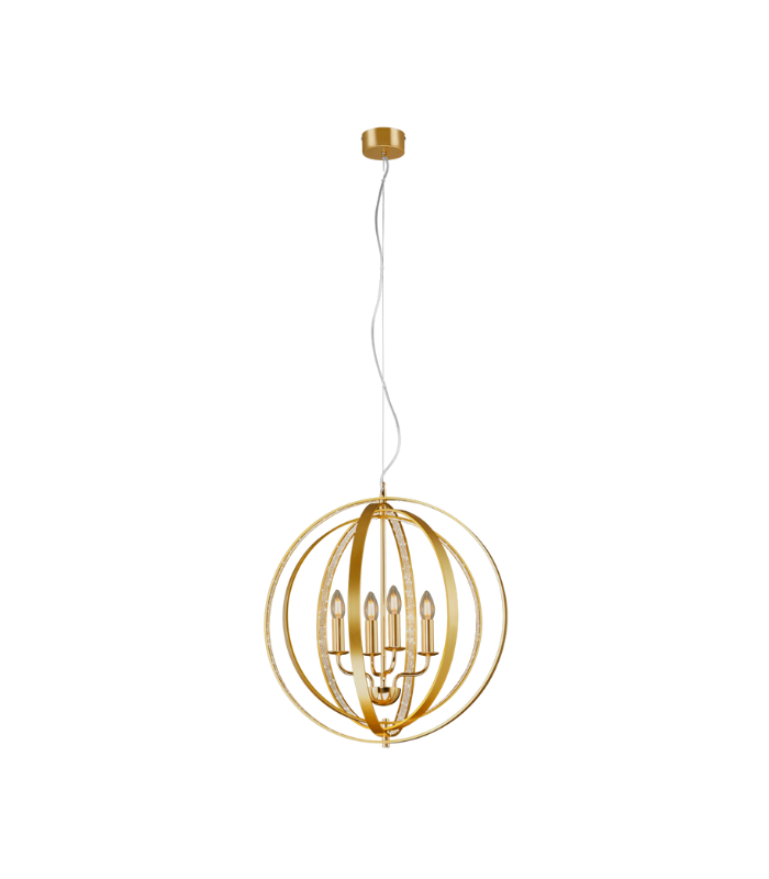 TRIO-LUSTRE-CANDELA-METALE-ALUMINIUM-BALAYE-56-CM